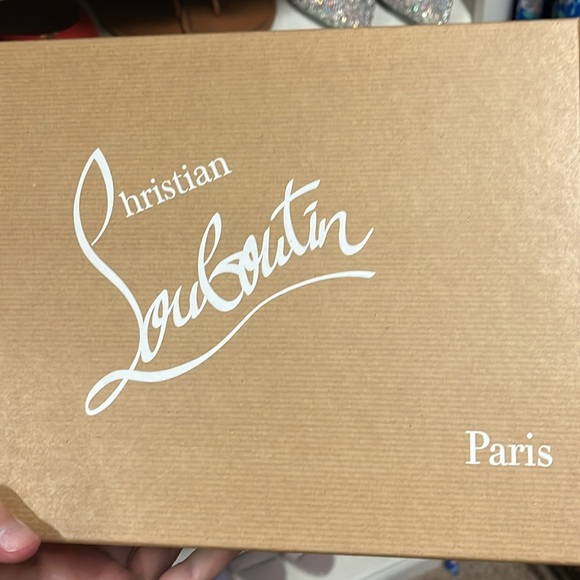 Christian Louboutin size 41.5 Iriza 100mm Glitter Stilettos - worn only once. - Picture 4 of 10